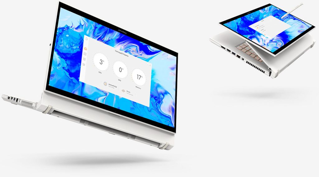 Dos laptop Acer ConceptD 7 Ezel